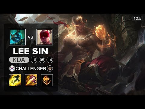 Pyosik Lee Sin Jungle vs Hecarim - KR Challenger - Season 12 Patch 12.5