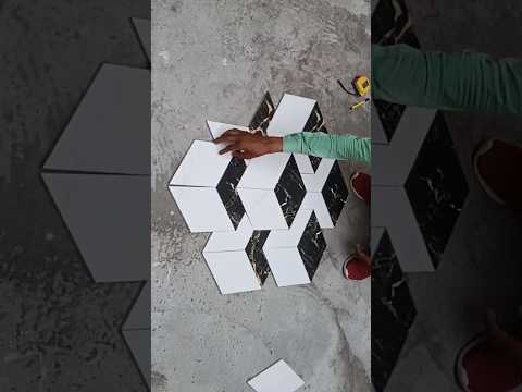 3d tiles design #shorts #unique #shortsfeed #youtubeshorts