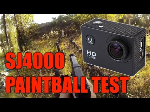 SJ4000 - PAINTBALL TEST