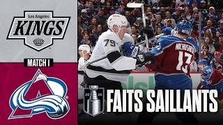 Kings vs Avalanche, match no 1 | 19/04/26 | Faits saillants