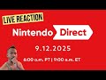 Nintendo Direct Live Reaction 9 12 25 Mario Anniversary Switch 1 Switch 2 Games Updates Etc
