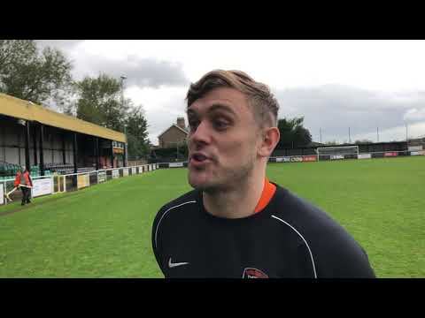 POST MATCH | Kyle Jordan reacts to the defeat against Leek Town.