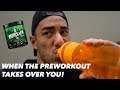 WHEN THE PREWORKOUT TAKES OVER YOU | ADVANCED ARM TRAINING TIPS