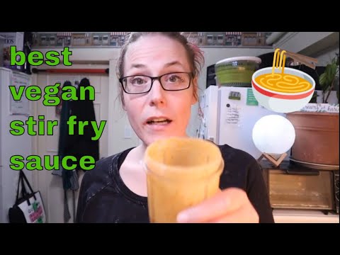 Vegan Cooking Demo - Best Vegan Stir Fry Sauce (and meal prep hacks) #bestveganstirfrysauce