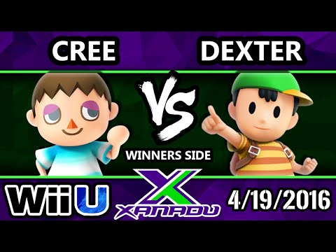 S@X 146 - Cree (Villager) Vs. Dexter (Ness) SSB4 Tournament - Smash Wii U - Smash 4