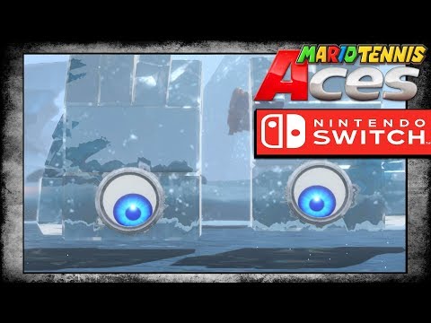 MARIO TENNIS ACES (Story Mode) Walkthrough Part 19: Snow Ogre Showdown (Snowfall Mountain Summit)