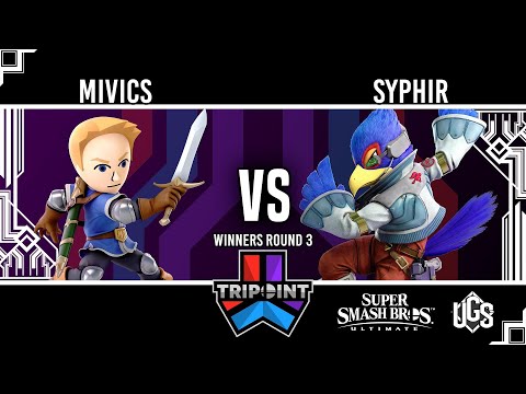 Tripoint Smash 136 - Winners Round 3 - Mivics(Mii Swordfighter) Vs. Syphir(Falco)