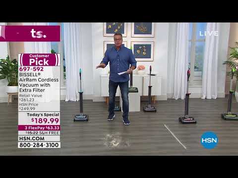 BISSELL AirRam Cordless Vacuum with Extra Filter