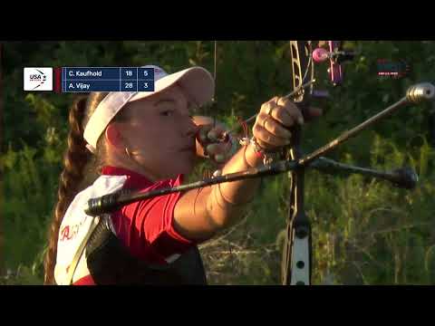 2023 U.S. Open recurve women's gold: Kaufhold vs. Vijay