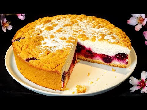 With this recipe, you'll never buy a cake again! 🍒 Everyone loves this yogurt cake!