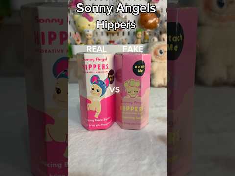 REAL VS FAKE Sonny Angel HIPPERS #Sonnyangel #fyp #labubu #trinket #blindbox #cute #collectables