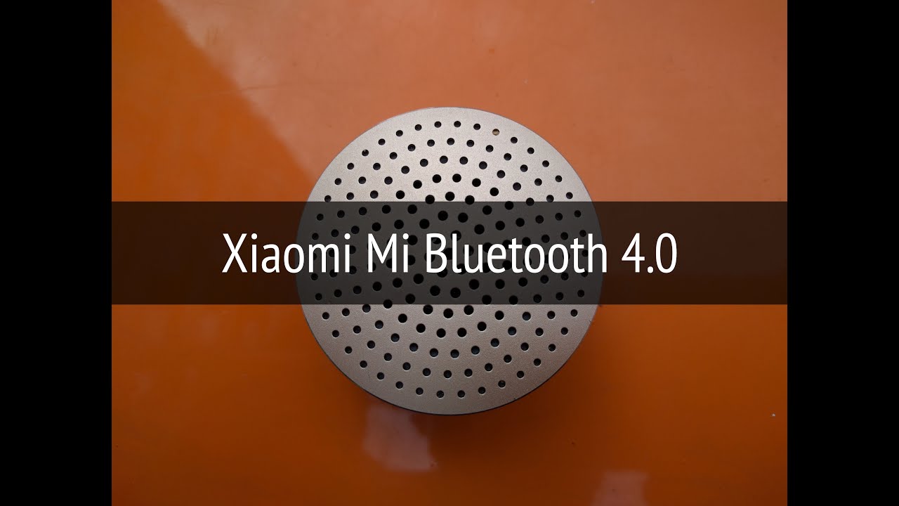 Портативная колонка Xiaomi Mi Portable Round Box, золотой