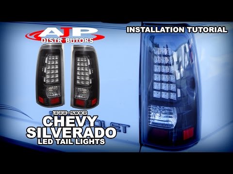 99-06 CHEVY SILVERADO LED TAIL LIGHTS INSTALL - AJP DISTRIBUTORS