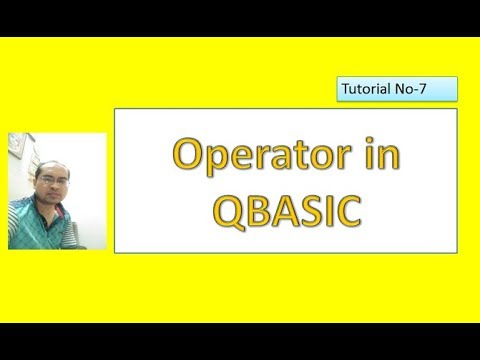 Operator In Qbasic Tutorial7