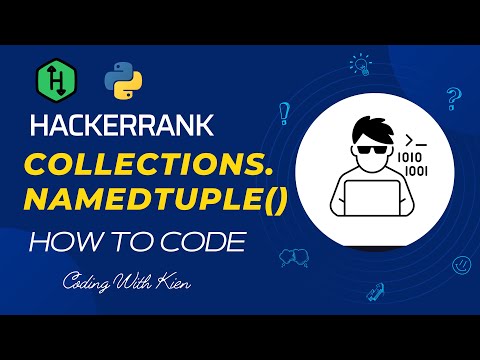 Collections Namedtuple With Python Hackerrank Challenge Problem Solving Coding With Kien