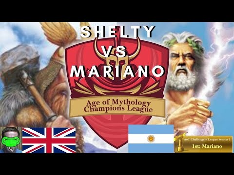 Shelty (Thor) vs Mariano (Zeus) - Age of Mythology: The Titans (Game 1)