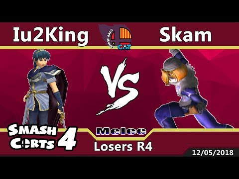 SmashCorts #4 - SSBM Singles - Iu2King (Marth) vs Skam (Sheik) - Losers R4