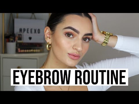 My Brow Routine: How I Groom and Shape My Eyebrows Pluck, Trim and Tint at Home | Peexo
