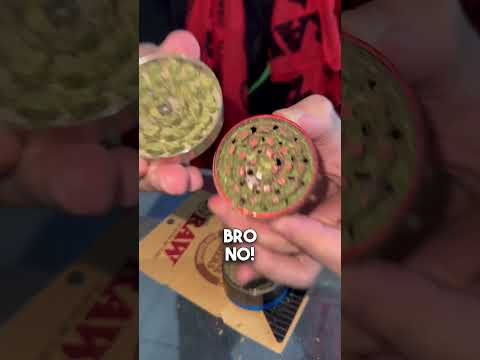 How to clean a STICKY grinder!