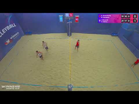 19:15 D.Kharchenko / M.Horobets - I.Skrynnik / V.Kelbas |Winners Beach Volleyball