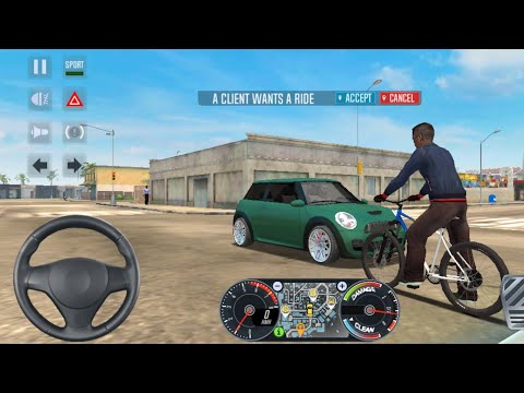 Taxi Sim 2020 - CITY CAR BEACH UBER DRIVER GAME - 3D CAR GAME - Car Games Android 3D City Drive