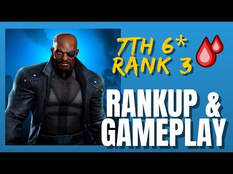 Nick Fury 7th 6star R3 | Bleed King !! | 2nd Skill Rank3 Champ  | Marvel Contest of Champions[hindi]