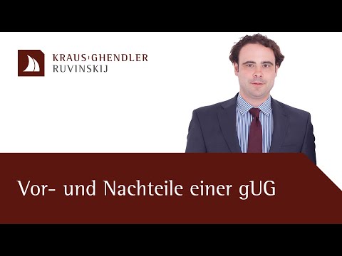 Vorteile und Nachteile der gemeinnützigen gUG - Erklärt vom Anwalt