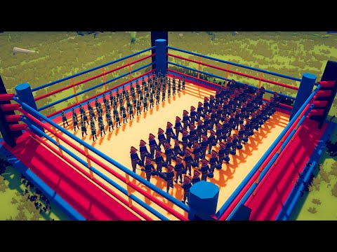60x ZOMBIE vs 60x ALL FACTION IN THE RING | Totally Accurate Battle Simulator - TABS