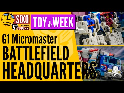 TOY OF THE WEEK: Hasbro Transformers G1 Micromaster Battlefield Headquarters