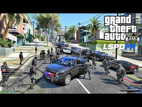 GTA 5 LSPDFR 0.3.1 - EPiSODE 36 - LET'S BE COPS - SWAT PATROL (GTA 5 PC POLICE MODS)