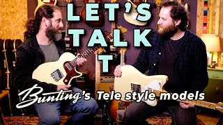 Video thumbnail for Comparison of Bunting Tele style models and why we just love 'em! by Bunting Guitars