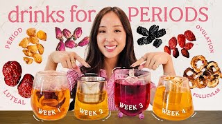 4 drinks you NEED for better periods! *cramps, fatigue & stress*