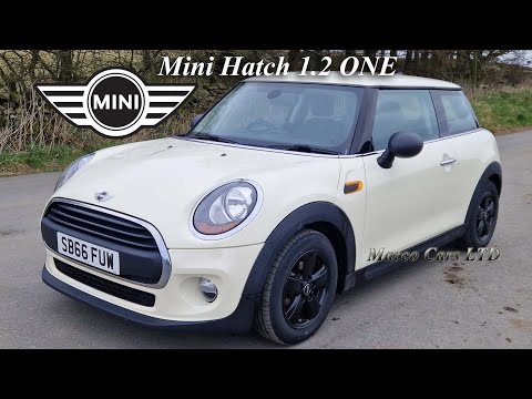 Mini Hatch 1.2 ONE Euro 6 Petrol 3 door manual hatchback 2016 F56 Mark 3 in Cream White 🤍