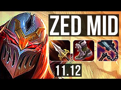 ZED vs WUKONG (MID) | Quadra, 2.6M mastery, 6 solo kills, 800+ games | NA Challenger | v11.12