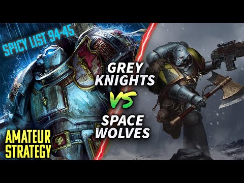 Grey Knights vs Space Wolves Battle Breakdown #warhammer40k #battlereport
