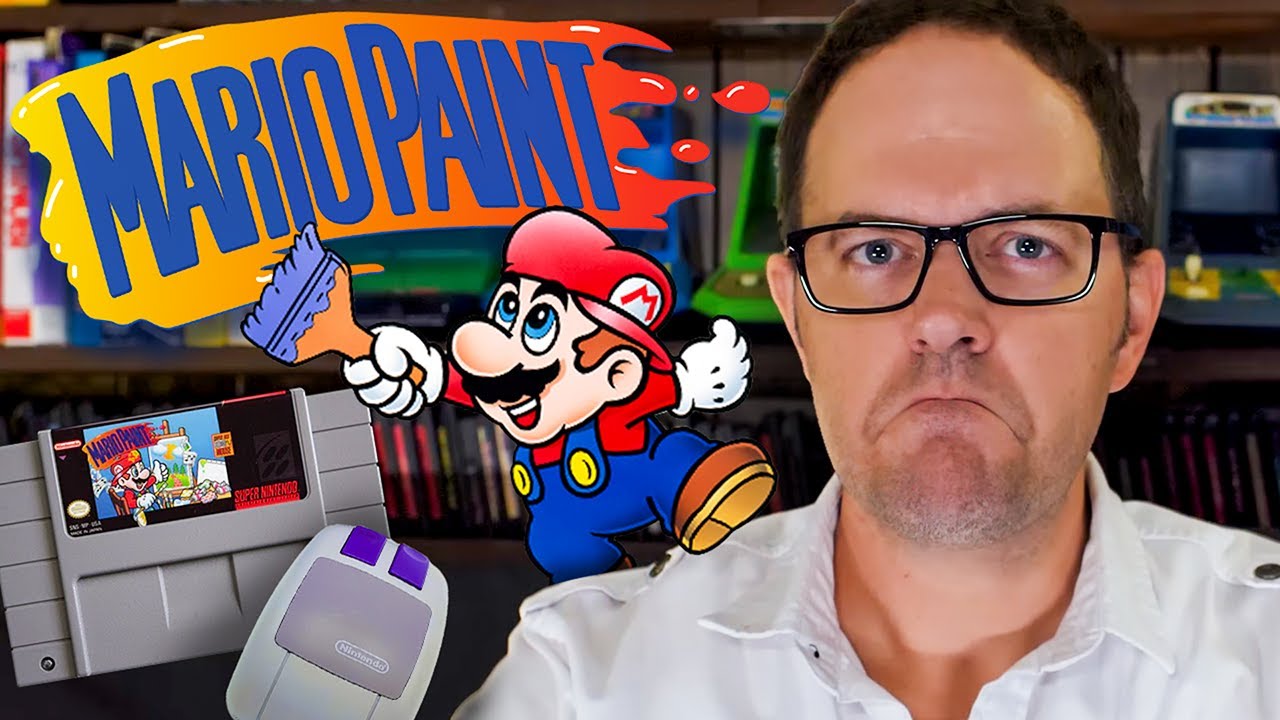 Mario Paint with GWAR - Angry Video Game Nerd (AVGN)
