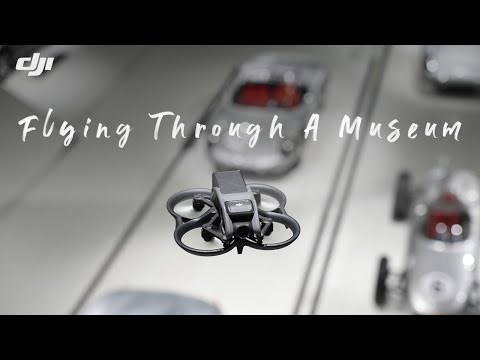 Flying DJI Avata through the Porsche Museum