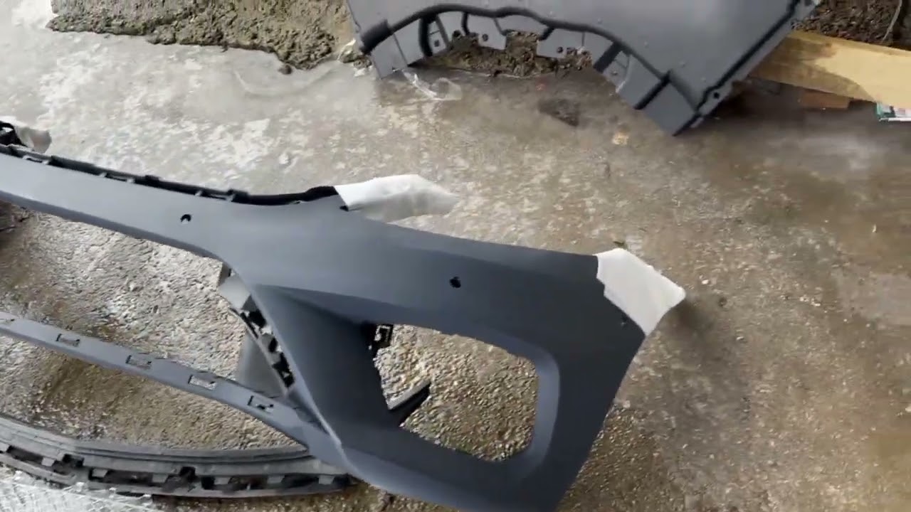 Mercedes S-сlass W222 2013-2022 гг. Передний бампер AMG (2014-2018) Video 2