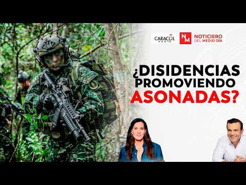 Disidencias obligan a comunidad para promover asonada contra el Ejército | Noticiero del Mediodía