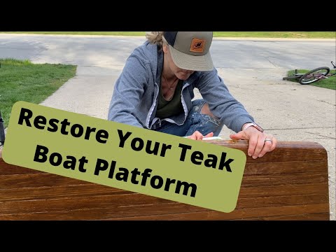 Restore Your Teak Boat Platform