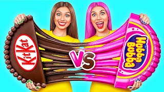 Bubble Gum vs Chocolate Food Challenge | Funny Situations by Multi DO Challenge