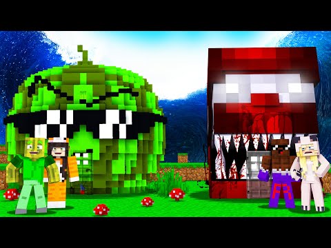 FREUNDE HAUS vs. FREUNDE.EXE HAUS?! - Minecraft TSUNAMI