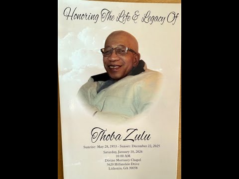 Honoring the Life of Thoba Zulu