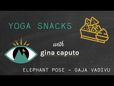 Yoga Snack with Gina Caputo ~ Elephant Pose (Gaja Vadivu)