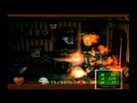 Let's  Play  Luigi's Mansion Episode 9 COOLEST ROOM IN THE MANSION.