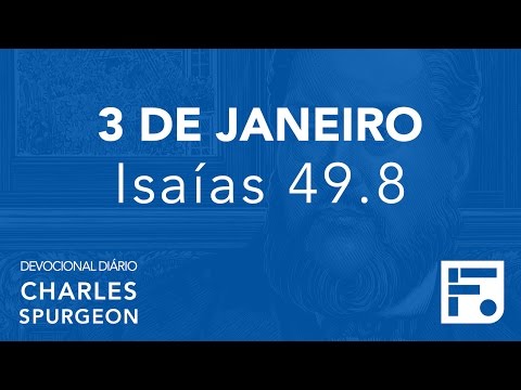 3 de janeiro - Devocional Diário CHARLES SPURGEON #3