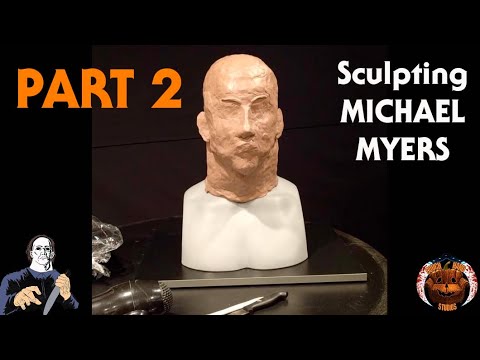 Michael Myers Sculpture Timelapse Documentary - Halloween (PART 2/31)