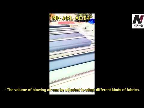 NISHO NH ARL AE 84” Air Flotation Fabric Relaxing and Rolling Machine