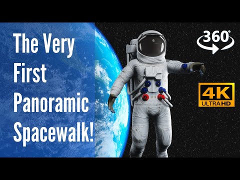 First-Ever Panoramic View of a Spacewalk Recorded