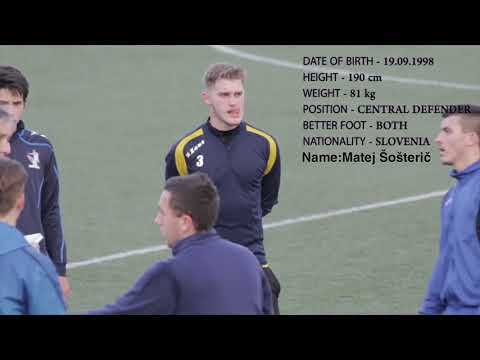 MATEJ ŠOŠTERIČ CENTRAL DEFENDER SLO